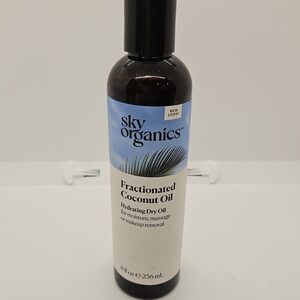 Sky Organics‎ Fractionated Coconut Oil 8oz Hydrating Dry Oil Massage